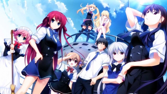Натюрморт в серых тонах / Grisaia no Kajitsu | Танака Мотоки | 2014